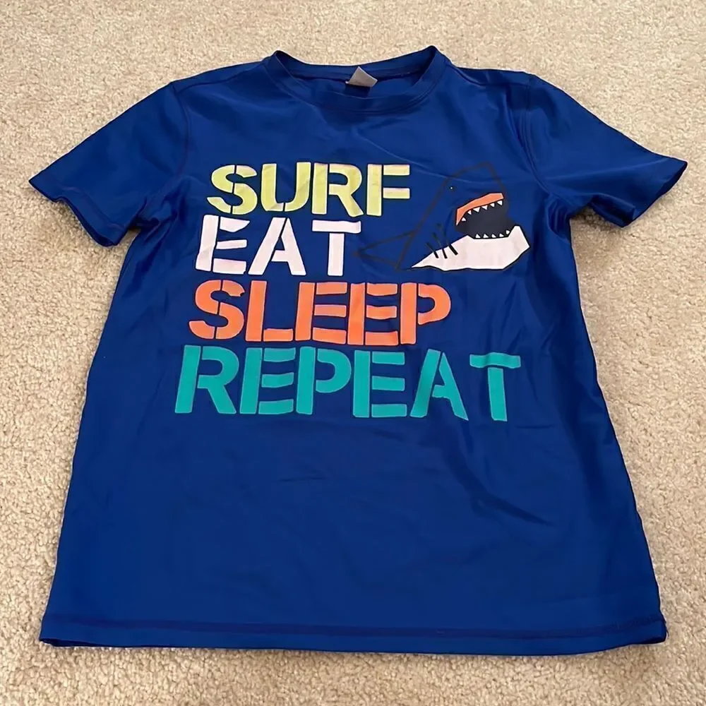 OSH KOSH 10/12 KIDS SWIM SHIRT